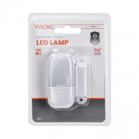 Lampki-nocne - lampka led magnetyczna 3 x lr44 la-1 orno 