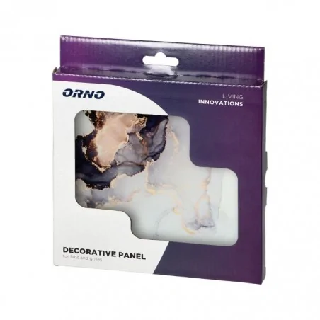 Wentylatory-o-srednicy-100 - or-wl-3204/m panel szklany uniwersalny do wentylatorów granitowo złoty połysk orno 