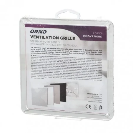 Wentylatory-o-srednicy-100 - or-wl-3205 kratka wentylacyjna do ozdobnych paneli orno 
