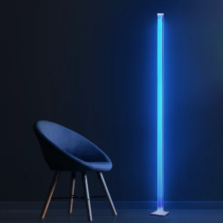 Lampy-stojace - lampa podłogowa led magical rgb z pilotem 325211 polux 