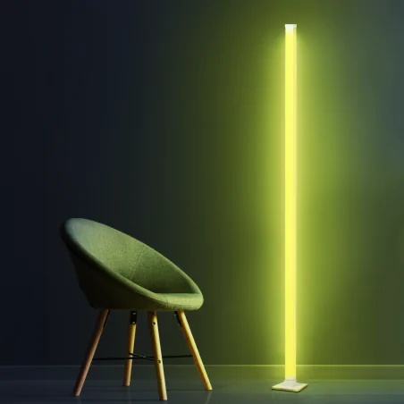 Lampy-stojace - lampa podłogowa led magical rgb z pilotem 325211 polux 