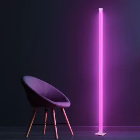 Lampy-stojace - lampa podłogowa led magical rgb z pilotem 325211 polux 