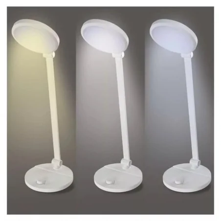 Lampki-biurkowe - z7628w nowoczesna lampka biurkowa led 7.6w 3000k/4000k/6000k charles emos 