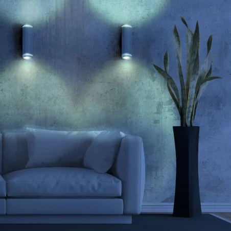 Kinkiety-do-salonu - biały kinkiet paris 2xgu10 324375 polux 