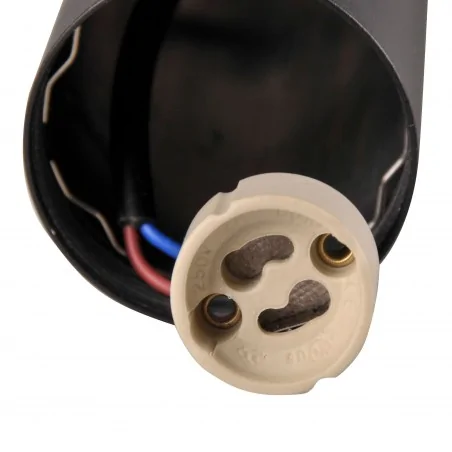 Kinkiety-do-salonu - czarny kinkiet paris 2xgu10 324382 polux 