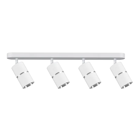 Kinkiety-do-salonu - biała lampa ścienno-sufitowa bamboo 4xgu10 324665 polux 