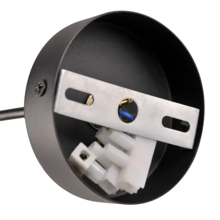 Oswietlenie-sufitowe - czarna lampa wisząca bamboo gu10 324320 polux 