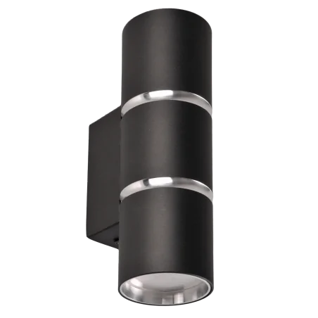 Kinkiety-do-salonu - czarny kinkiet bamboo 2xgu10 324344 polux 