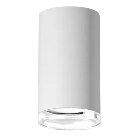 Oswietlenie-sufitowe - biała oprawa natynkowa turyn gu10 ip44 324771 polux 