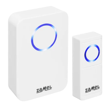 Dzwonki-do-drzwi-bezprzewodowe - bezprzewodowy dzwonek do drzwi zamel classic ii st-911 zasięg 100 m zamel 