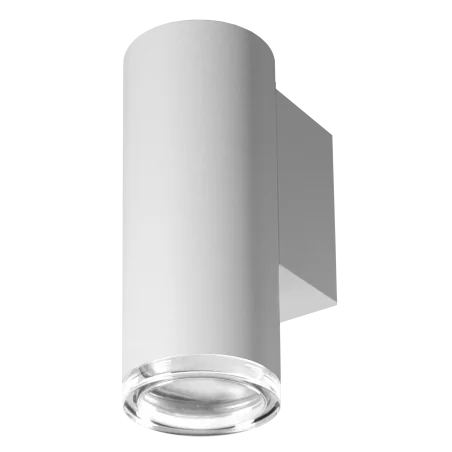 Kinkiety-zewnetrzne - biały kinkiet turyn gu10 ip44 324849 polux 