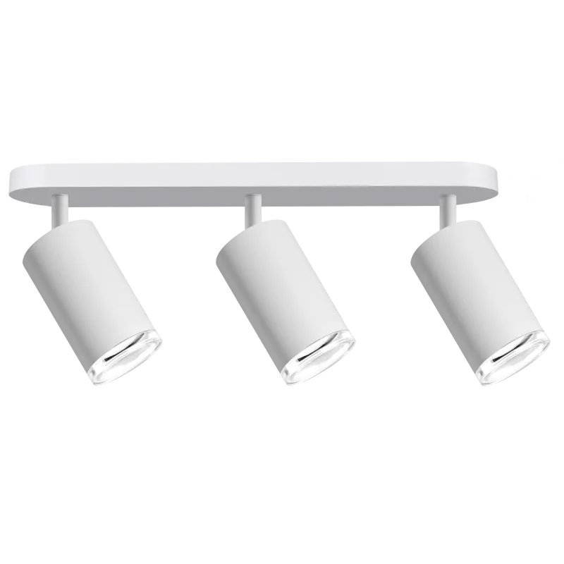 Kinkiety-do-salonu - biała lampa ścienno-sufitowa turyn 3xgu10 ip44 324801 polux firmy POLUX GOLDLUX 