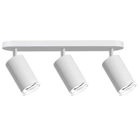 Kinkiety-do-salonu - biała lampa ścienno-sufitowa turyn 3xgu10 ip44 324801 polux 