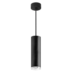 Oswietlenie-sufitowe - czarna lampa wisząca turyn gu10 ip44 324757 polux