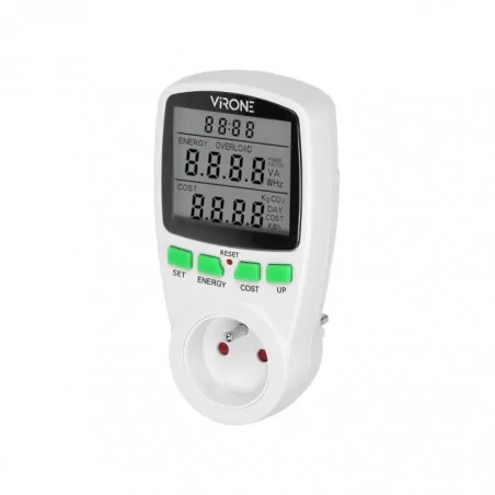 Liczniki-jednofazowe - jednotaryfowy watomierz z dużym wyświetlaczem lcd i akumulatorem em-4 orno 