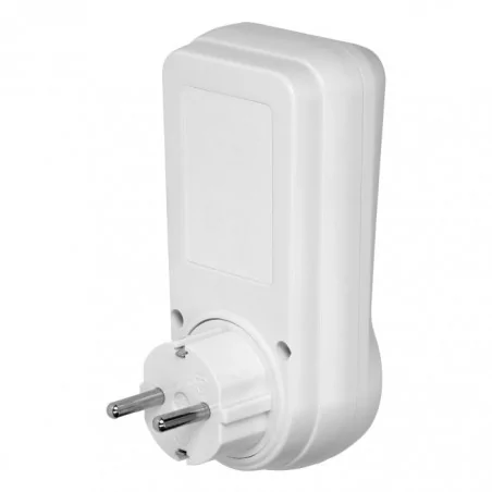 Liczniki-jednofazowe - dwutaryfowy watomierz z wyświetlaczem lcd typ schuko em-5(gs) orno 