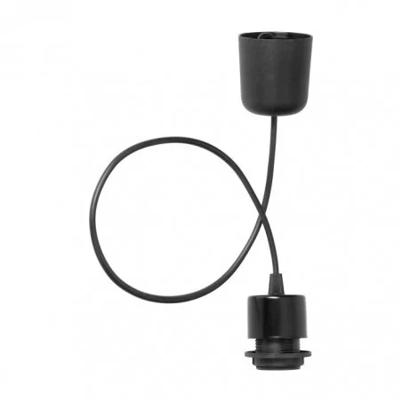 Lampy-sufitowe - drewniana lampa wisząca e27 60w yasin ad-ld-6380be27d orno 