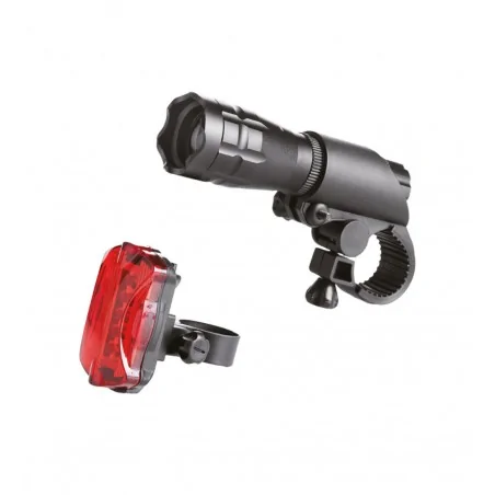 Latarki-led - latarka led bike przód + tył 3w+2w 120lm nc0050 nilsen 