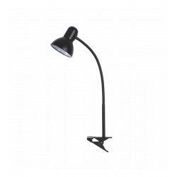 Lampki-biurkowe - czarna lampka biurkowa e27 nika ls006 nilsen