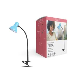 Lampki-biurkowe - niebieska lampka biurkowa e27 nika ls008 nilsen 