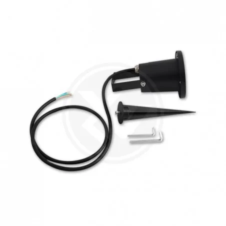 Lampy-ogrodowe-stojace - ogrodowy reflektor led gu10 1m kabel	7119 lvt 