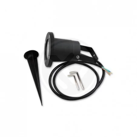 Lampy-ogrodowe-stojace - ogrodowy reflektor led gu10 1m kabel	7119 lvt 