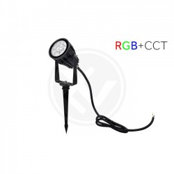 Lampy-ogrodowe-stojace - reflektor led milight 6w rgb+cct futc04m lvt