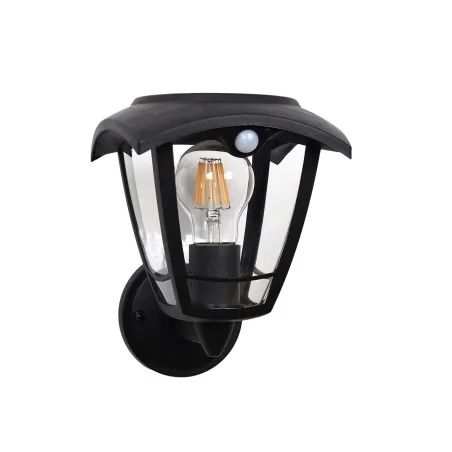 Kinkiety-solarne - solarny kinkiet ogrodowy z czujnikiem ruchu i zmierzchu e27 ip44 solar-11 rum-lux 