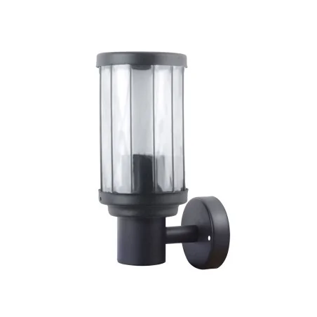 Kinkiety-ogrodowe - czarny kinkiet do ogrodu na żarówkę e27 szekla-235 og/0059 rum-lux 