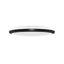 Plafony - 04054 plafoniera led hermetyczna o mocy 18w czarna ip54 4200k planar led ideus 