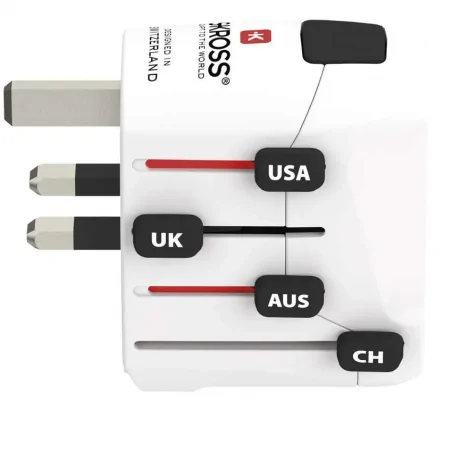 Rozgalezniki - adapter podróżny do ameryki, afryki, azji biały p0056n emos 