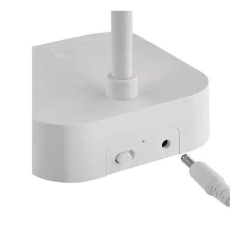 Lampki-biurkowe - lampa biurkowa biała 5000k 2w led + usb lucy z7626 emos 