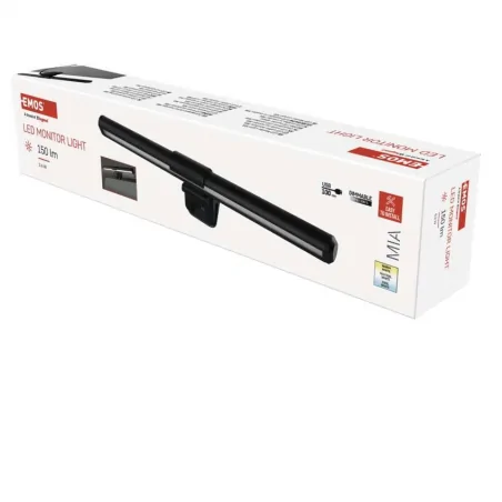 Lampki-biurkowe - lampka led z klipsem na monitor mia z7625 emos 