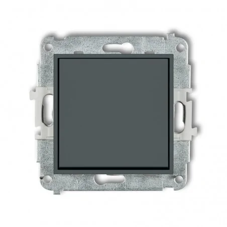 Wylaczniki-schodowe - włącznik schodowy pojedynczy grafitowy mat bez piktogramu icon 28iwp-3.1 karlik 