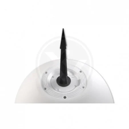 Lampy-kule-ogrodowe - lampa solarna led kula ogrodowa 30cm z pilotem z kolorowym światłem rgb 6689 lvt 