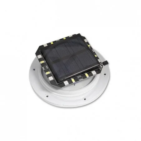 Lampy-kule-ogrodowe - lampa solarna led kula ogrodowa 30cm z pilotem z kolorowym światłem rgb 6689 lvt 