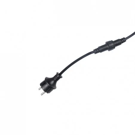 Ozdobne-oswietlenie-do-ogrodu - czarna girlanda do ogrodu led 20m 20xe27 ip44 2544 lvt 