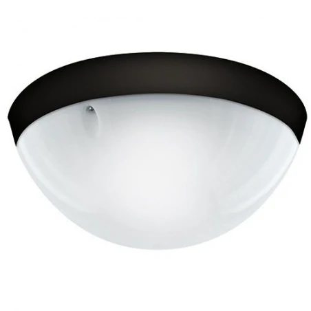 Plafony - oprawa oświetleniowa zewnętrzna z czujnikiem ruchu aqua dolunay czarna ideus 