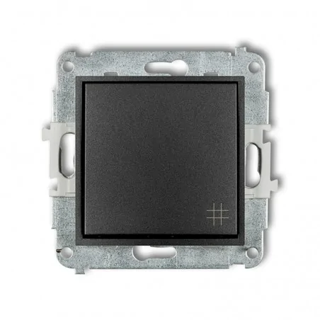 Wylaczniki-krzyzowe - włącznik krzyżowy grafitowy z piktogramem icon 11iwp-6 karlik 