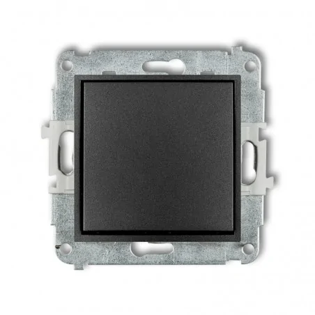 Wylaczniki-krzyzowe - włącznik krzyżowy grafitowy bez piktogramu icon 11iwp-6.1 karlik 