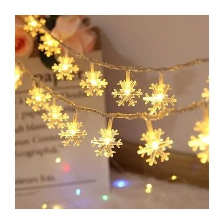 Oswietlenie-choinkowe - świąteczny łańcuch gwiazdki led 2m 2700k 0831 lvt 