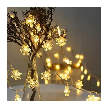 Oswietlenie-choinkowe - świąteczny łańcuch gwiazdki led 2m 2700k 0831 lvt 