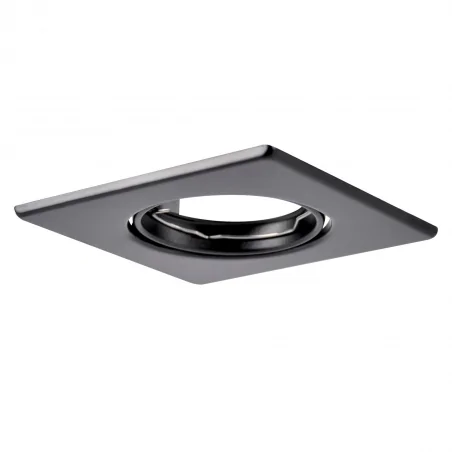 Oprawy-sufitowe-ruchome - oprawka sufitowa kwadratowa ruchoma podtynkowa czarny mat opin 306319 polux 