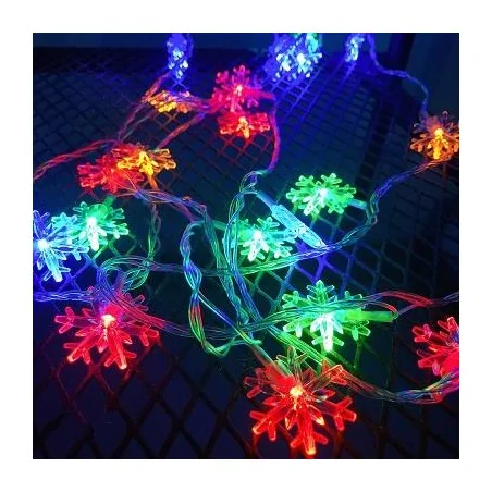 Oswietlenie-choinkowe - świąteczny łańcuch gwiazdki led 2m rgb 0851 lvt 