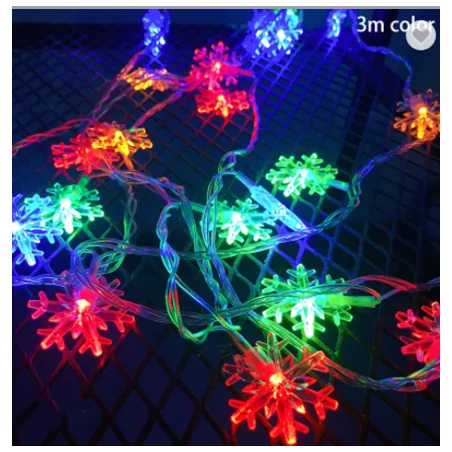 Oswietlenie-choinkowe - świąteczny łańcuch gwiazdki led 3m rgb 0155 lvt 