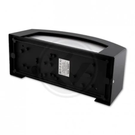 Kinkiety-ogrodowe - czarny kinkiet ogrodowy e27 corso ip54 6054 lvt 