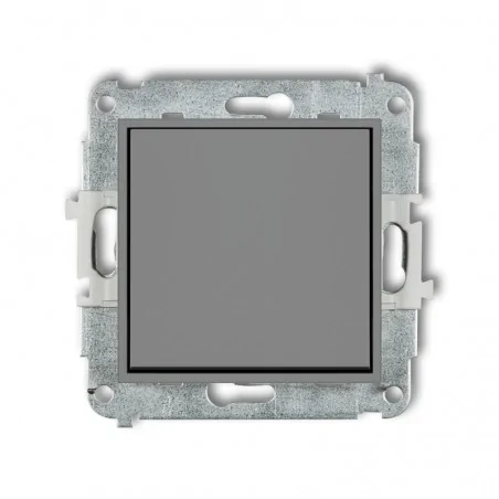 Wylaczniki-krzyzowe - włącznik krzyżowy szary mat bez piktogramu icon 27iwp-6.1 karlik 