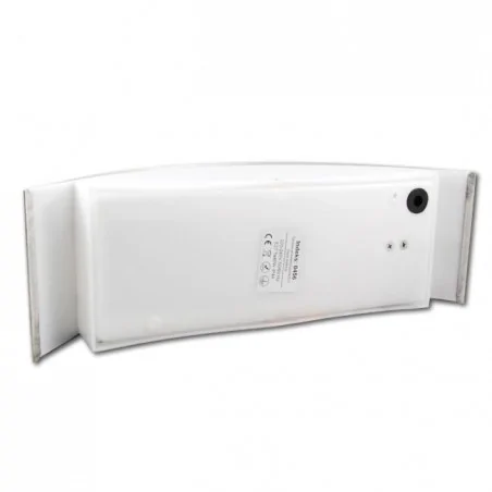 Kinkiety-ogrodowe - srebrny kinkiet ogrodowy e27 doris ip44 0456 lvt 