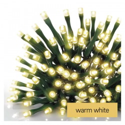 Oswietlenie-choinkowe - światełka na choinkę 180 led 18m ciepła biel zielony przewód 8 programów ip44 d4aw07 emos