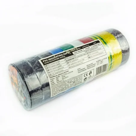 Tasmy-izolacyjne - taśma izolacyjna pvc 19mm / 20m mix f61999 emos - 2001192099 